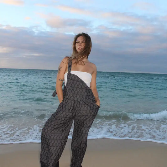Women's Long Jumper in Vintage Waiehu
