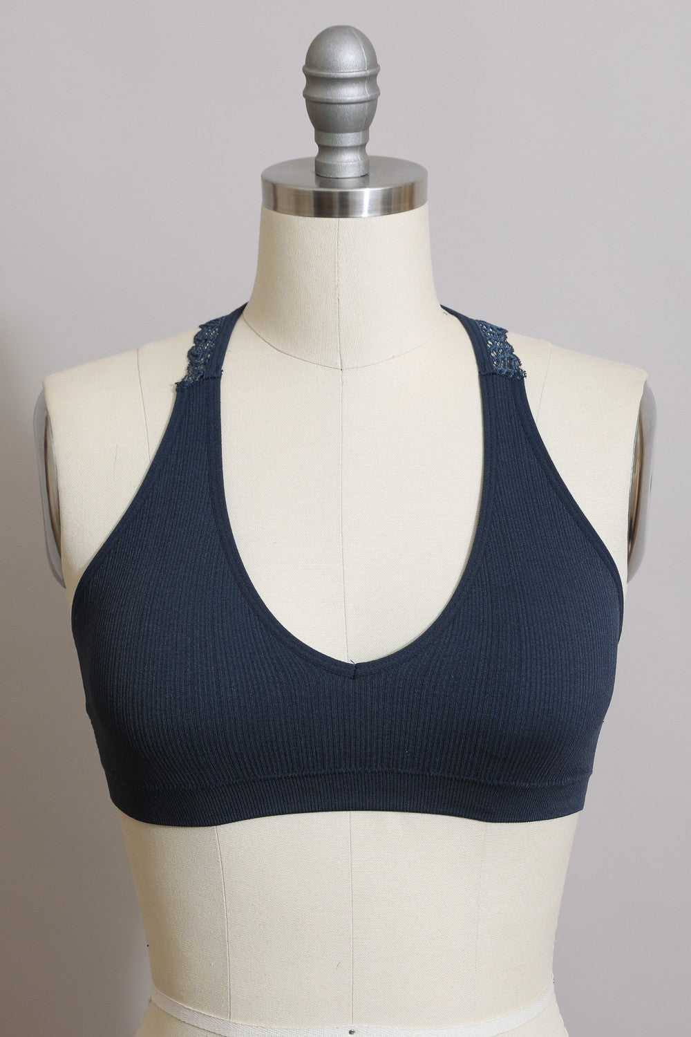 Front Lace Racerback Bralette