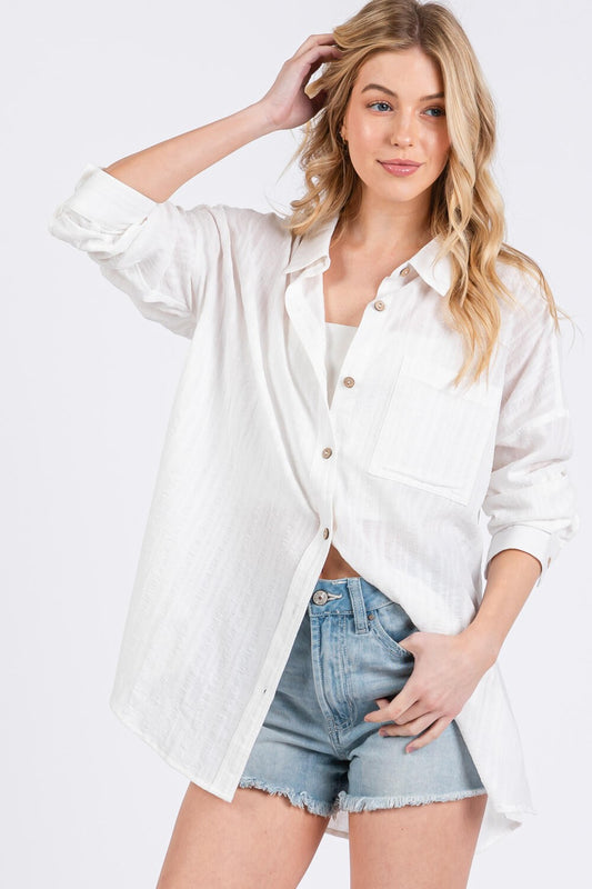 Texture Long Sleeve Shirt