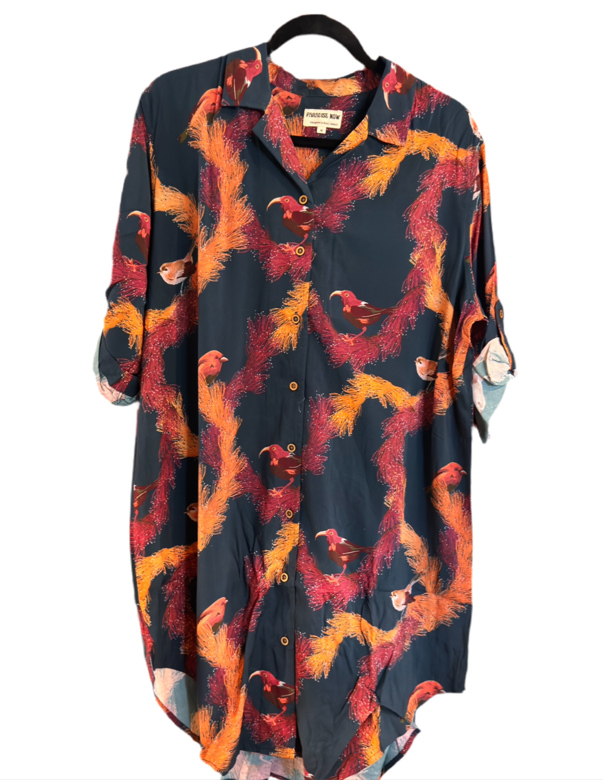 Shirt Dress in Songbird