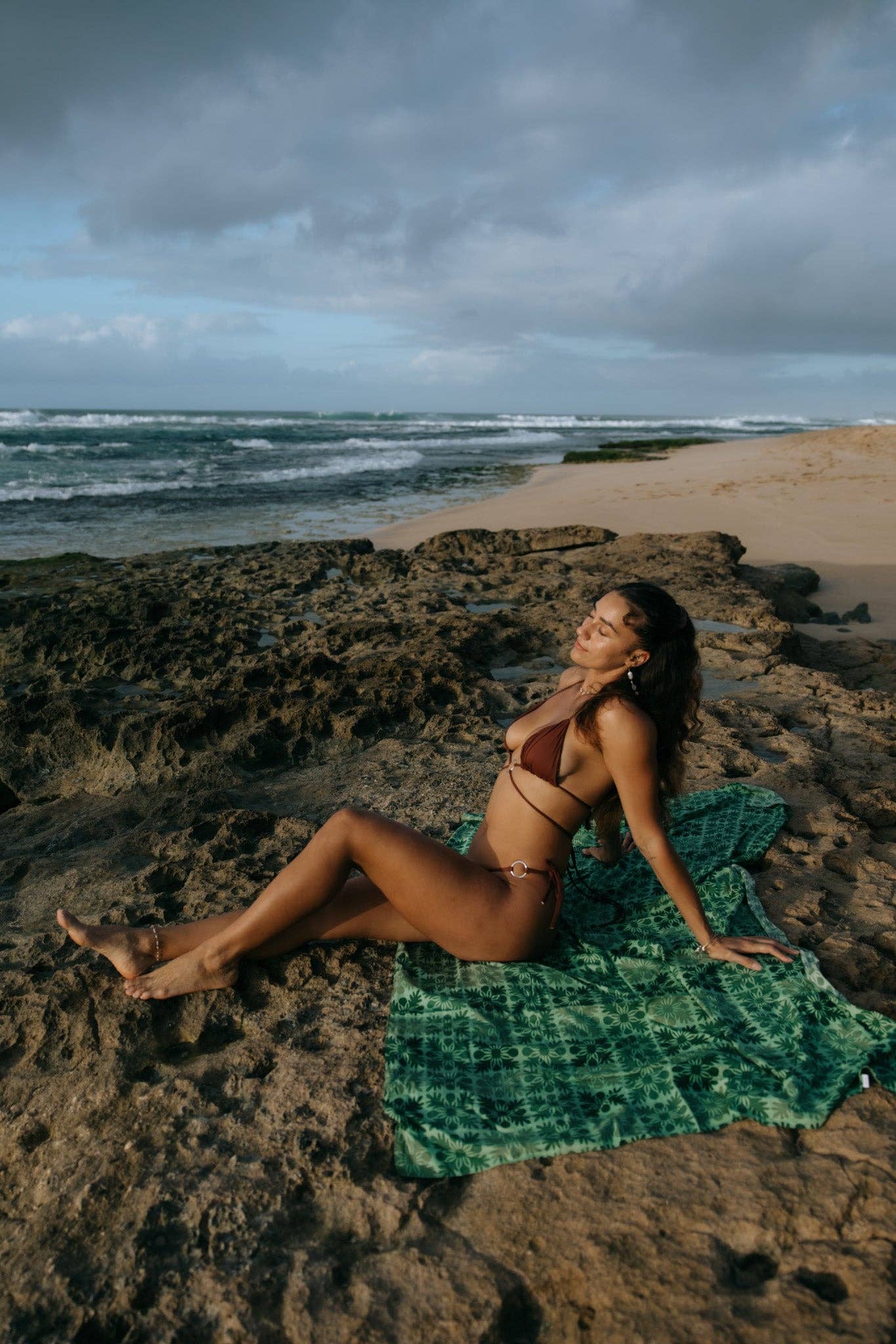 ʻOmaʻomaʻo Quilt Pareo