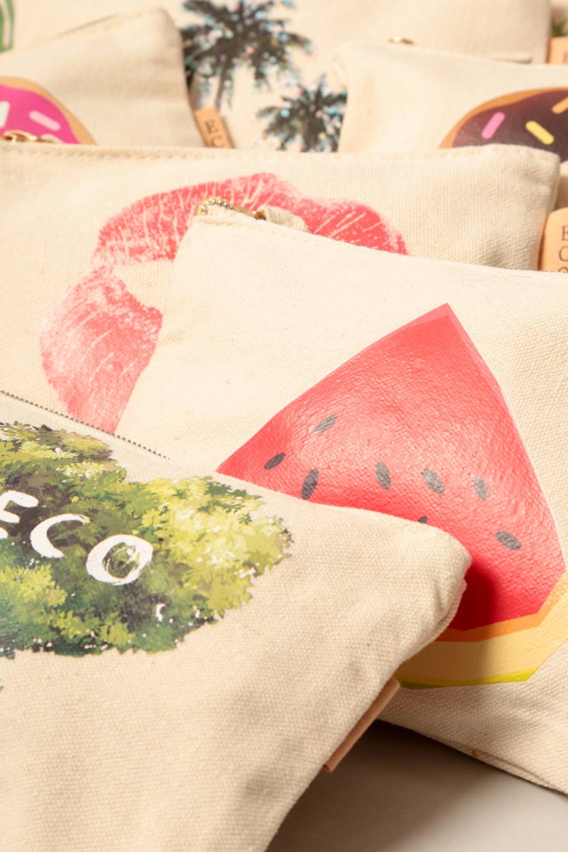 Cotton Canvas Eco Pouch Bags
