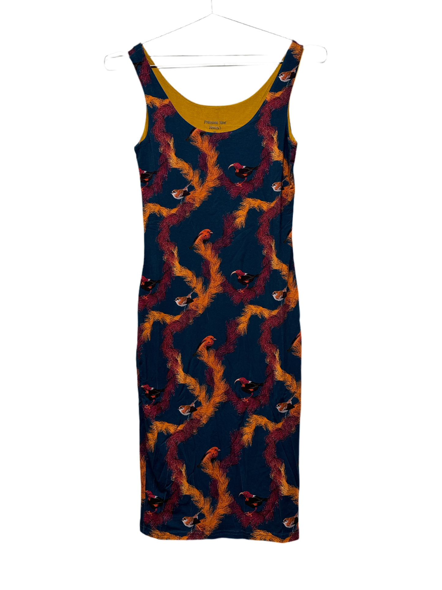 Womens Midi BodyCon Dress in Songbird