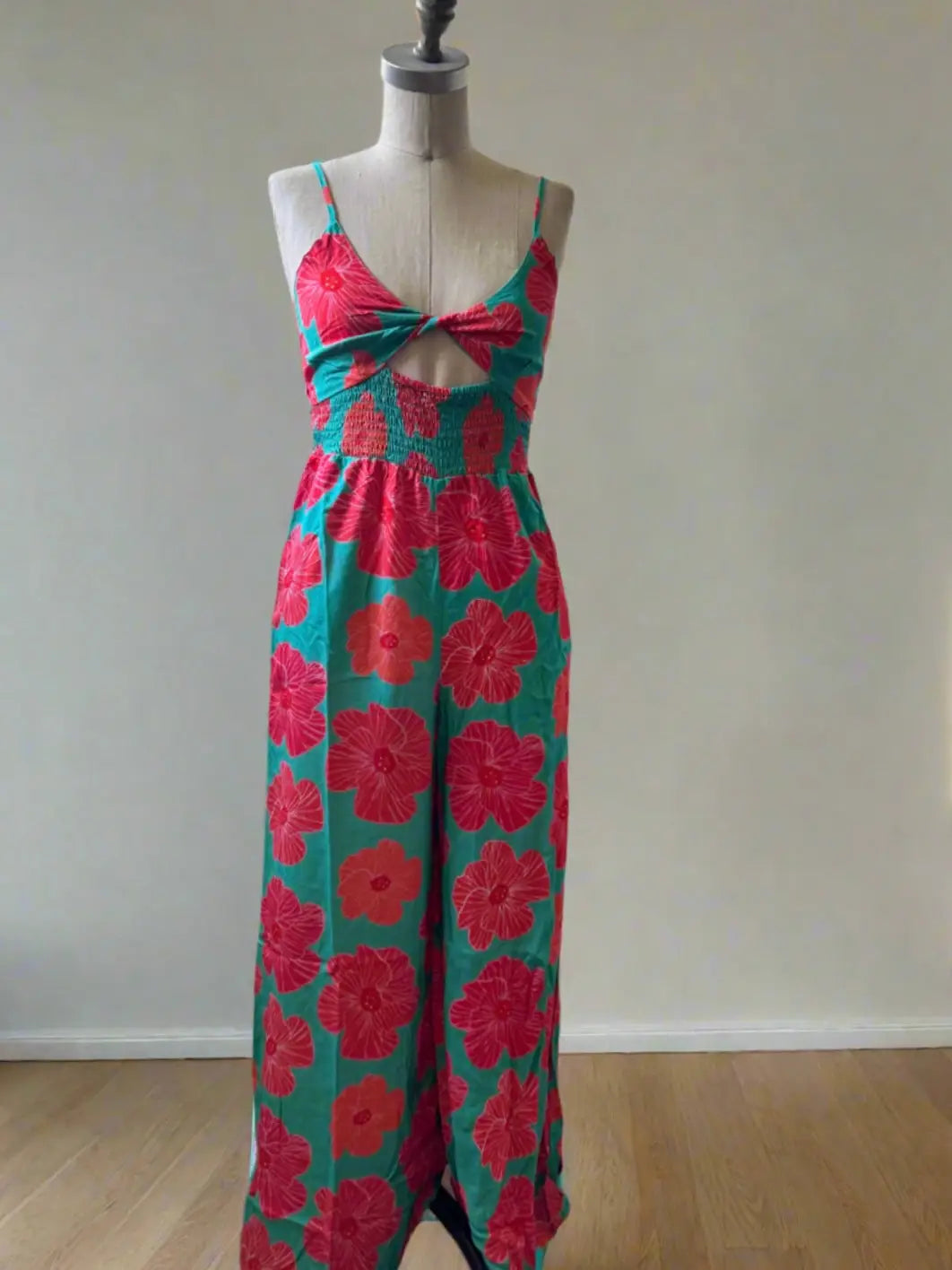 Women's Tie Back Jumper in Paradise Hau