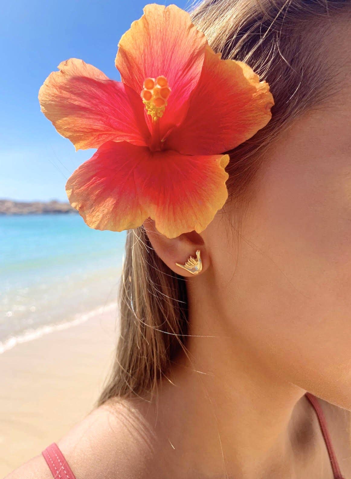 Aloha Shaka Studs