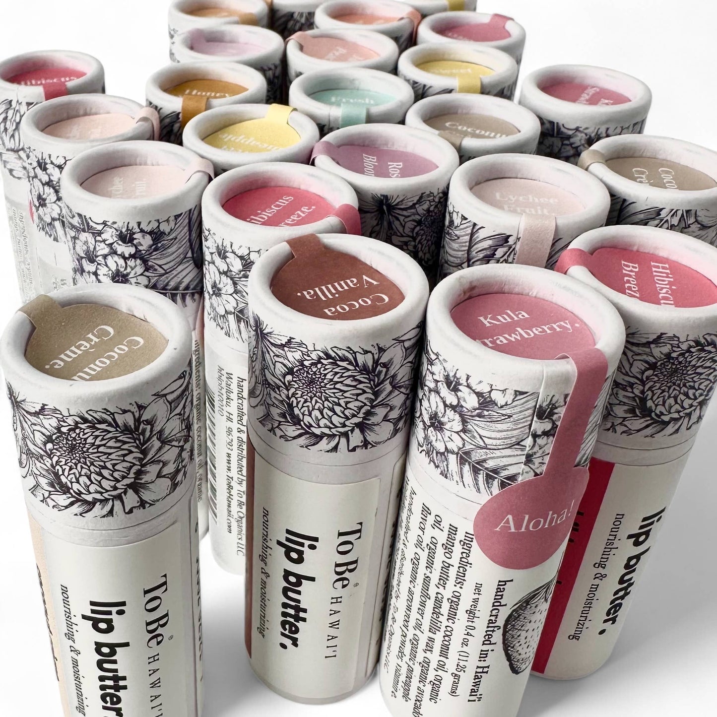 Lychee fruit lip butter.