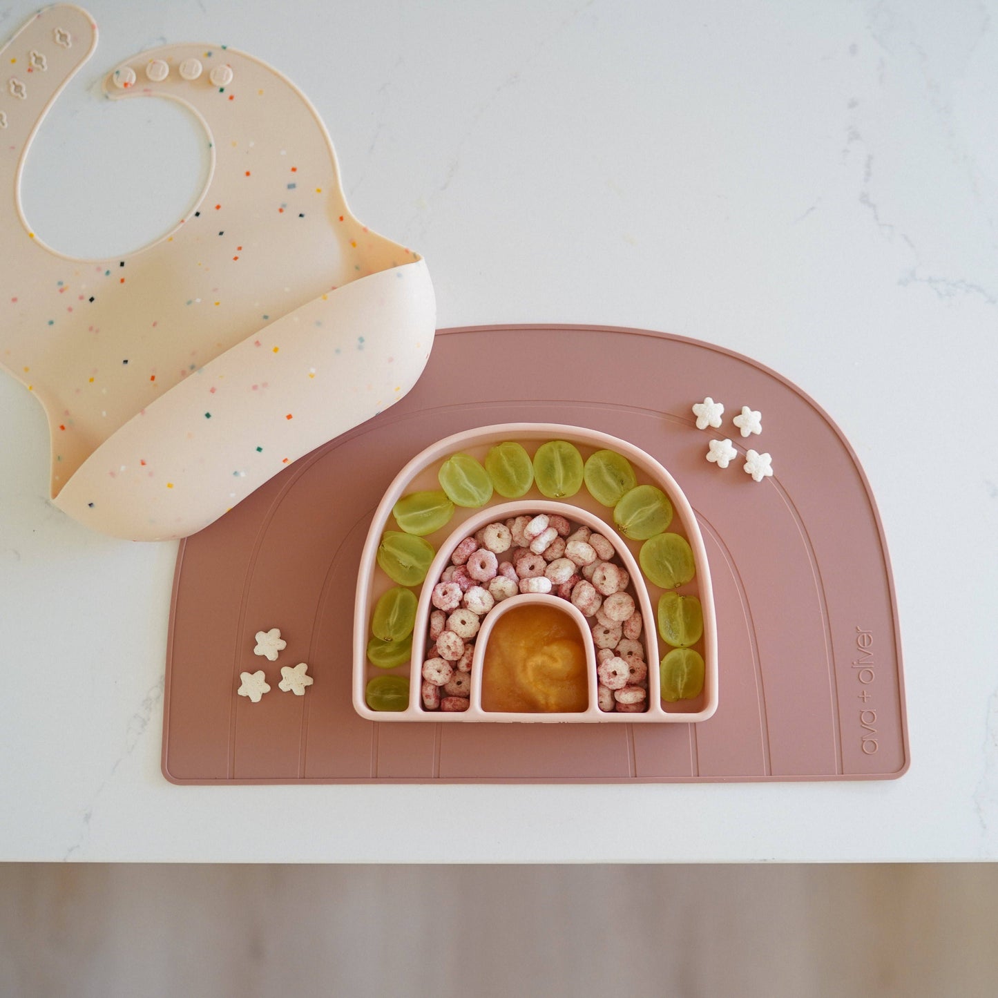 Rainbow Plate | Honeydew