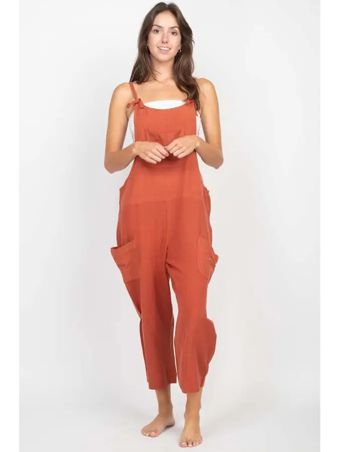 Slouchy Hemp Overall