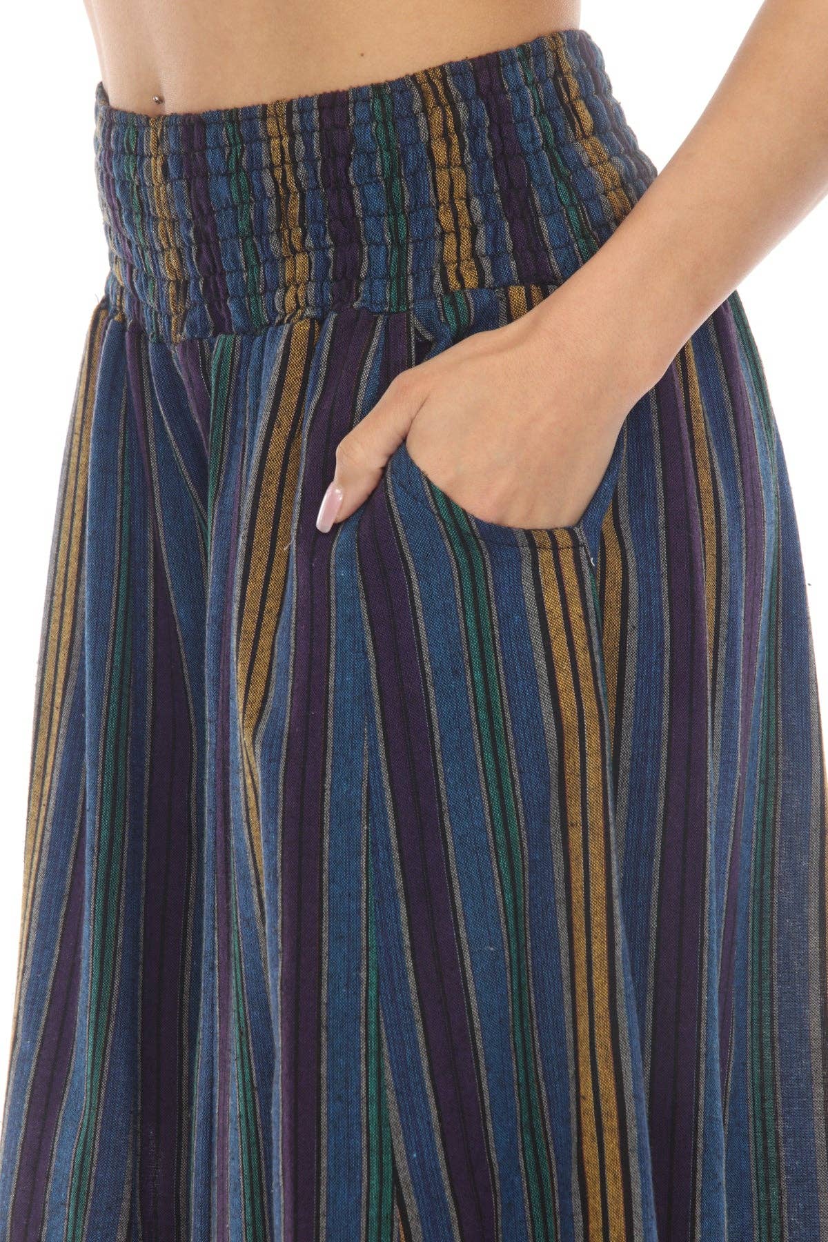 Striped Wide Leg Pants