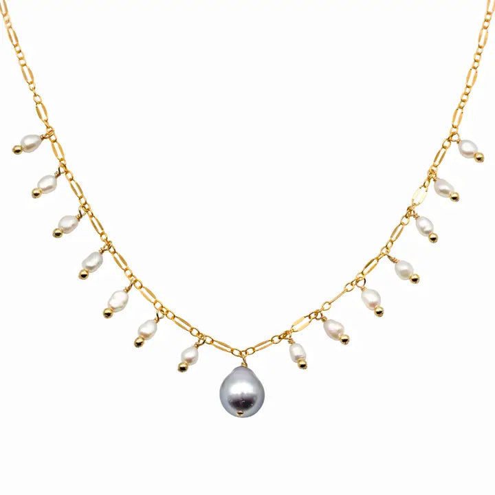 Freshwater Charm Necklace