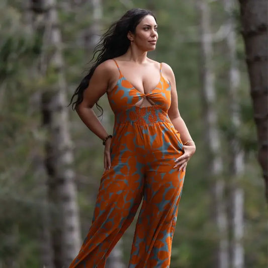 Women's Tie Back Jumper in Valley