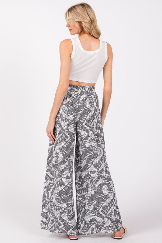 Wide Leg Pants W/ Lining