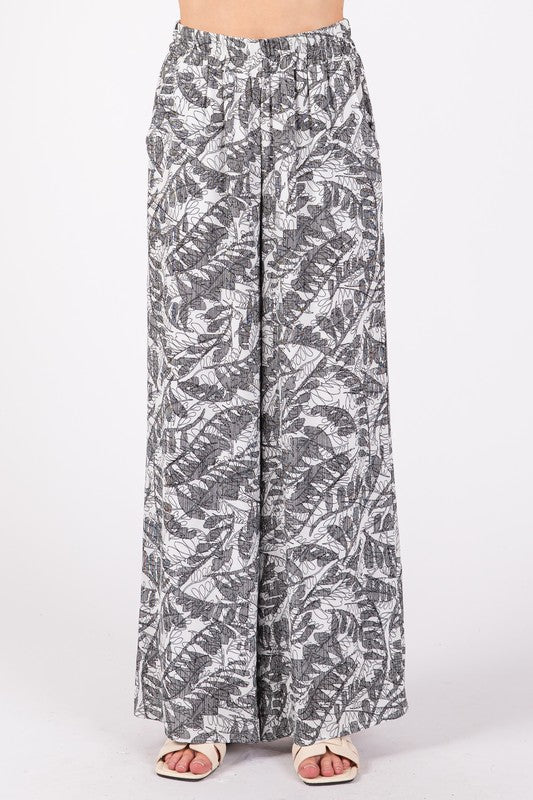 Wide Leg Pants W/ Lining