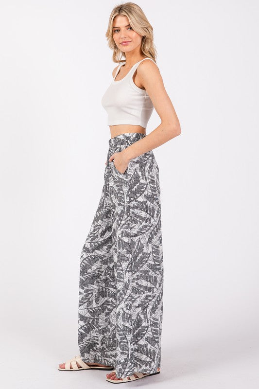 Wide Leg Pants W/ Lining