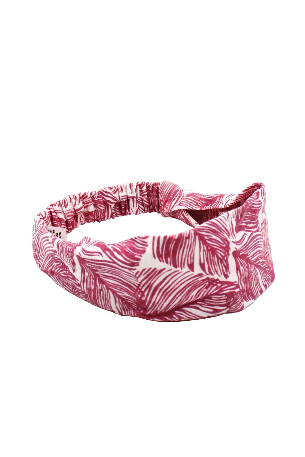 Tropical Leaf Cotton Headband