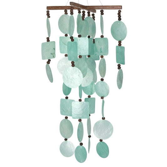 Aqua Capiz Chime