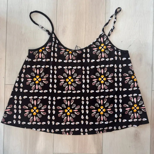 Women's Flowy Bamboo Tank Top In Shell Quilt