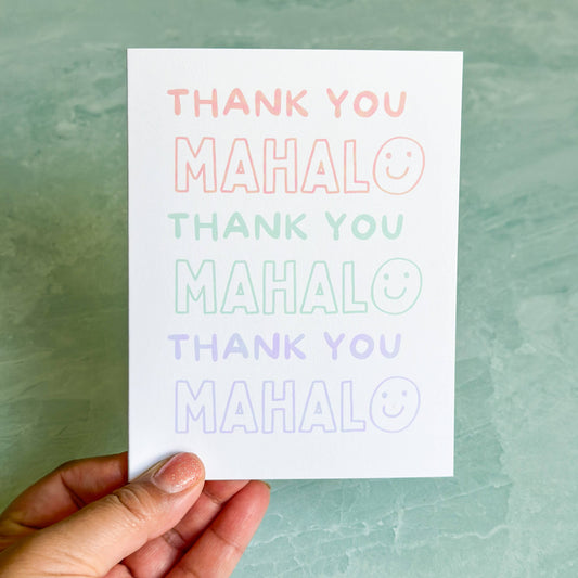 Happy Mahalo Card