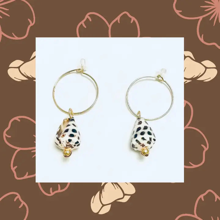 Hebrew Gold Small Hoop Earrings