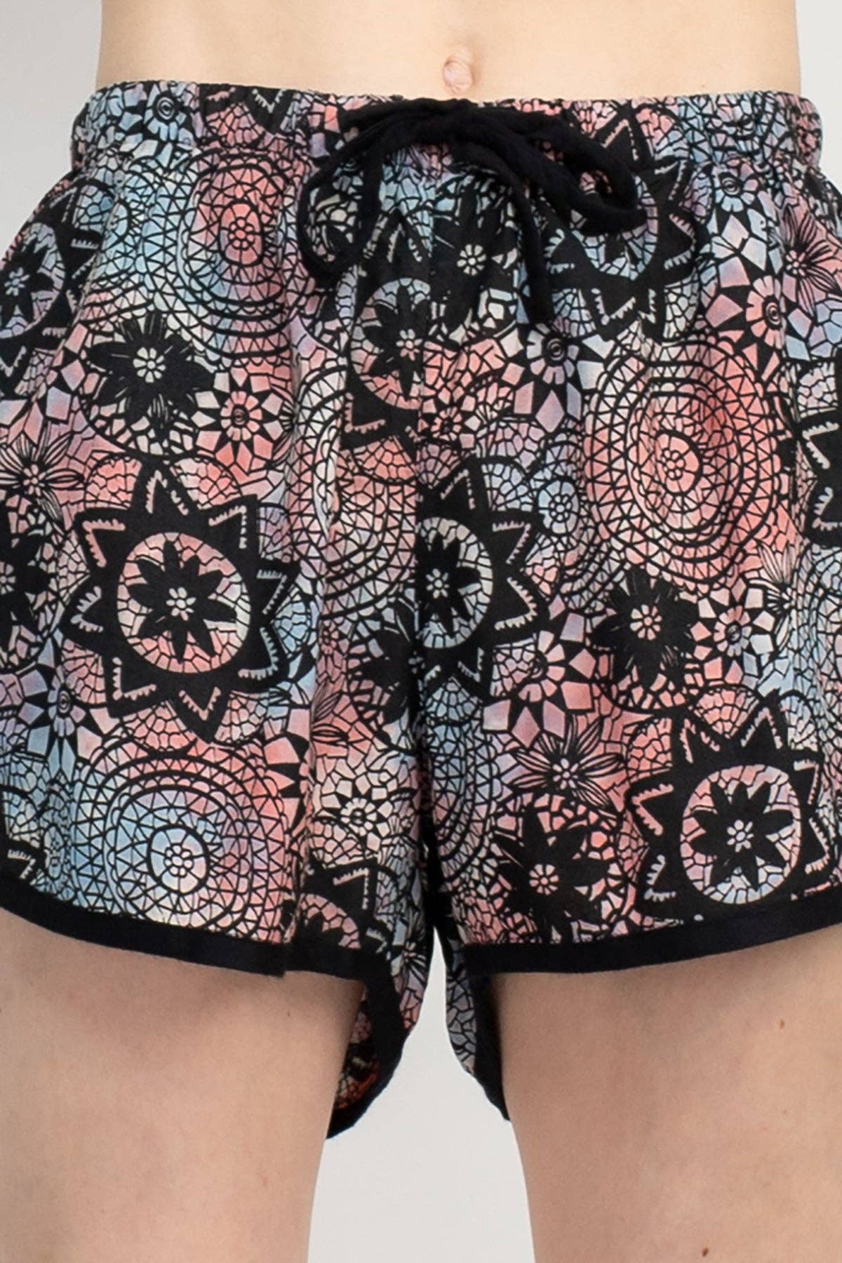 Mandala Lace Dolphin Shorts