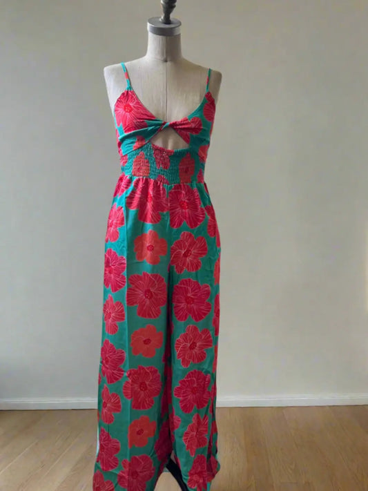 Women's Tie Back Jumper in Paradise Hau