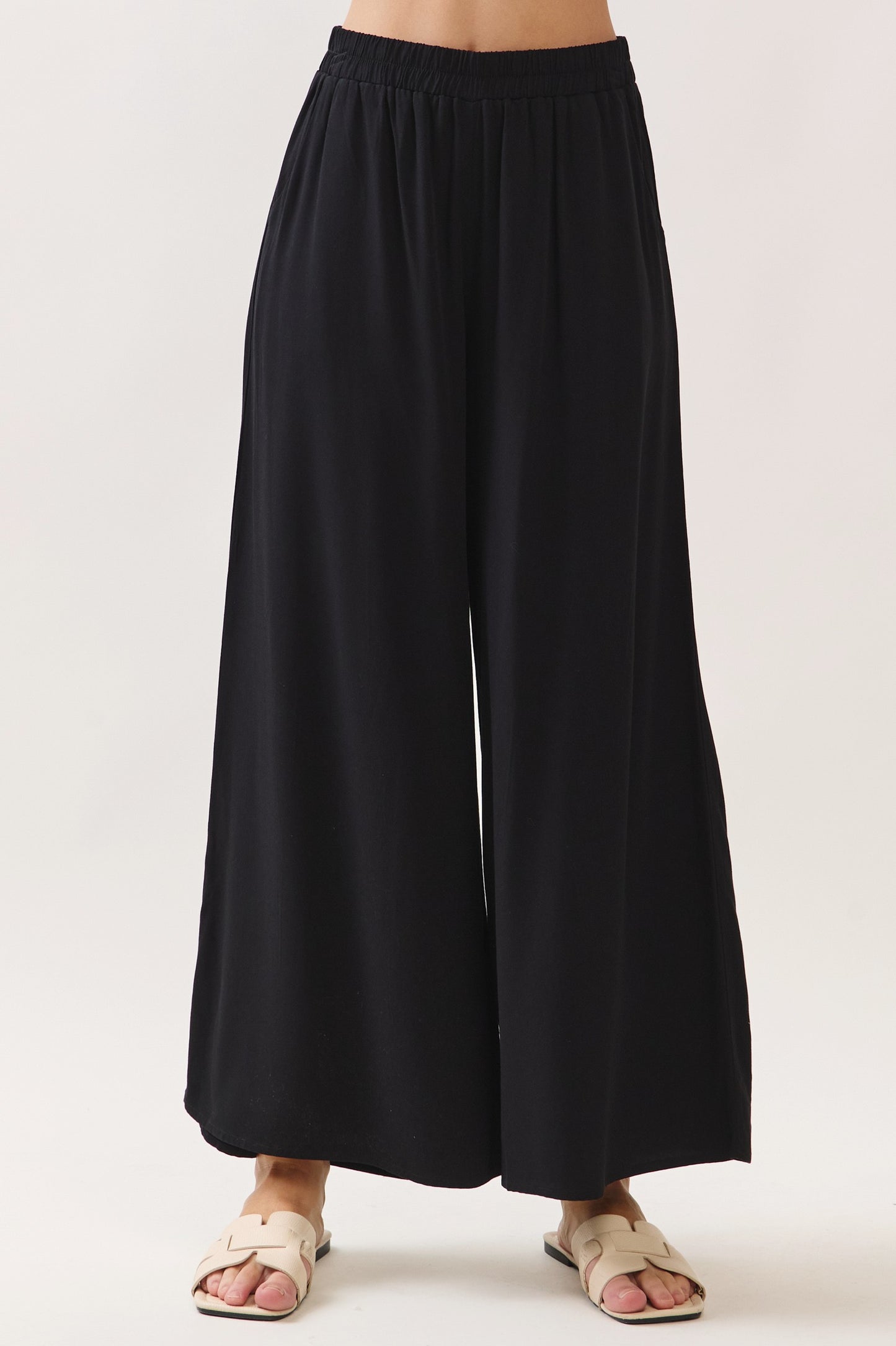 Woven Wide Leg Pants