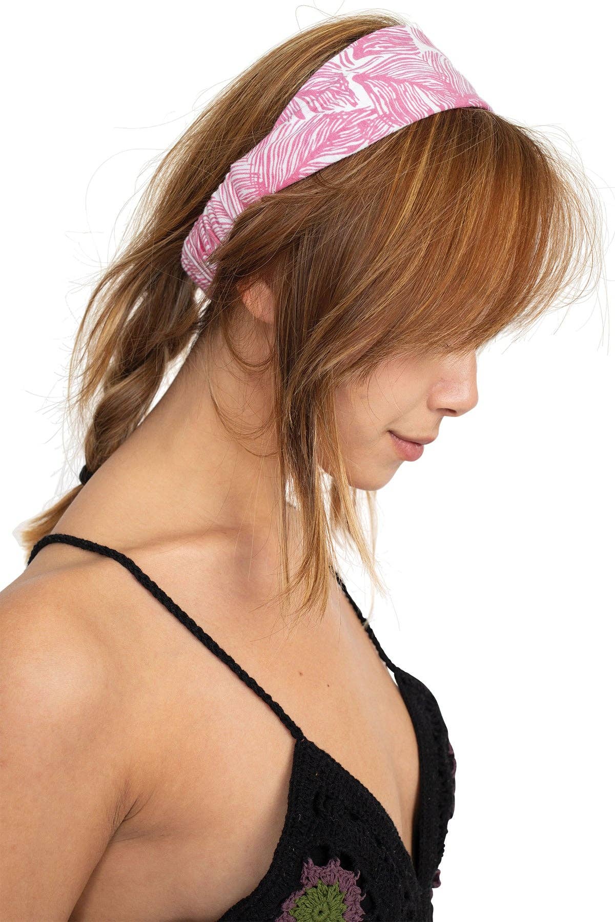 Tropical Leaf Cotton Headband