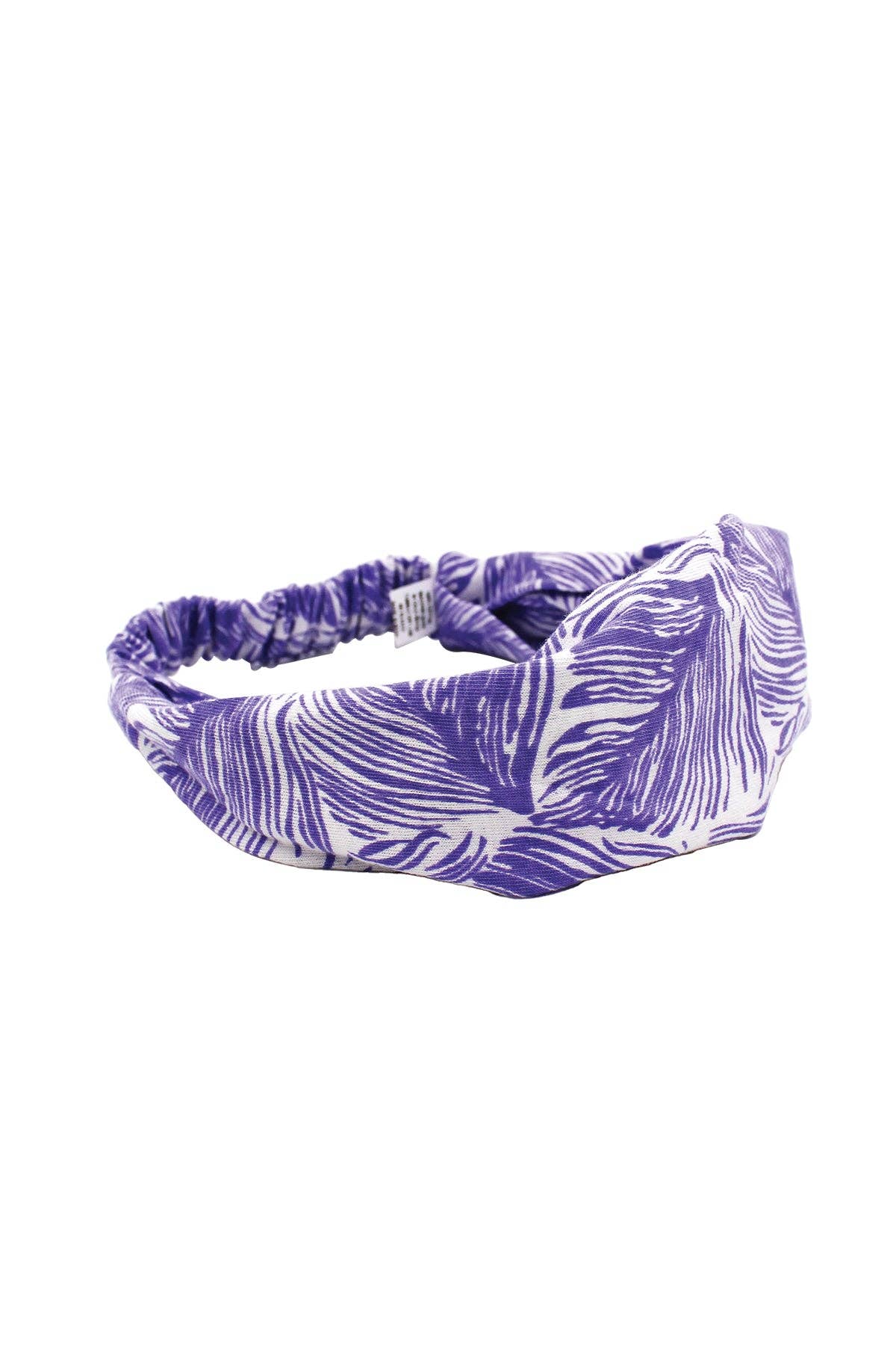 Tropical Leaf Cotton Headband