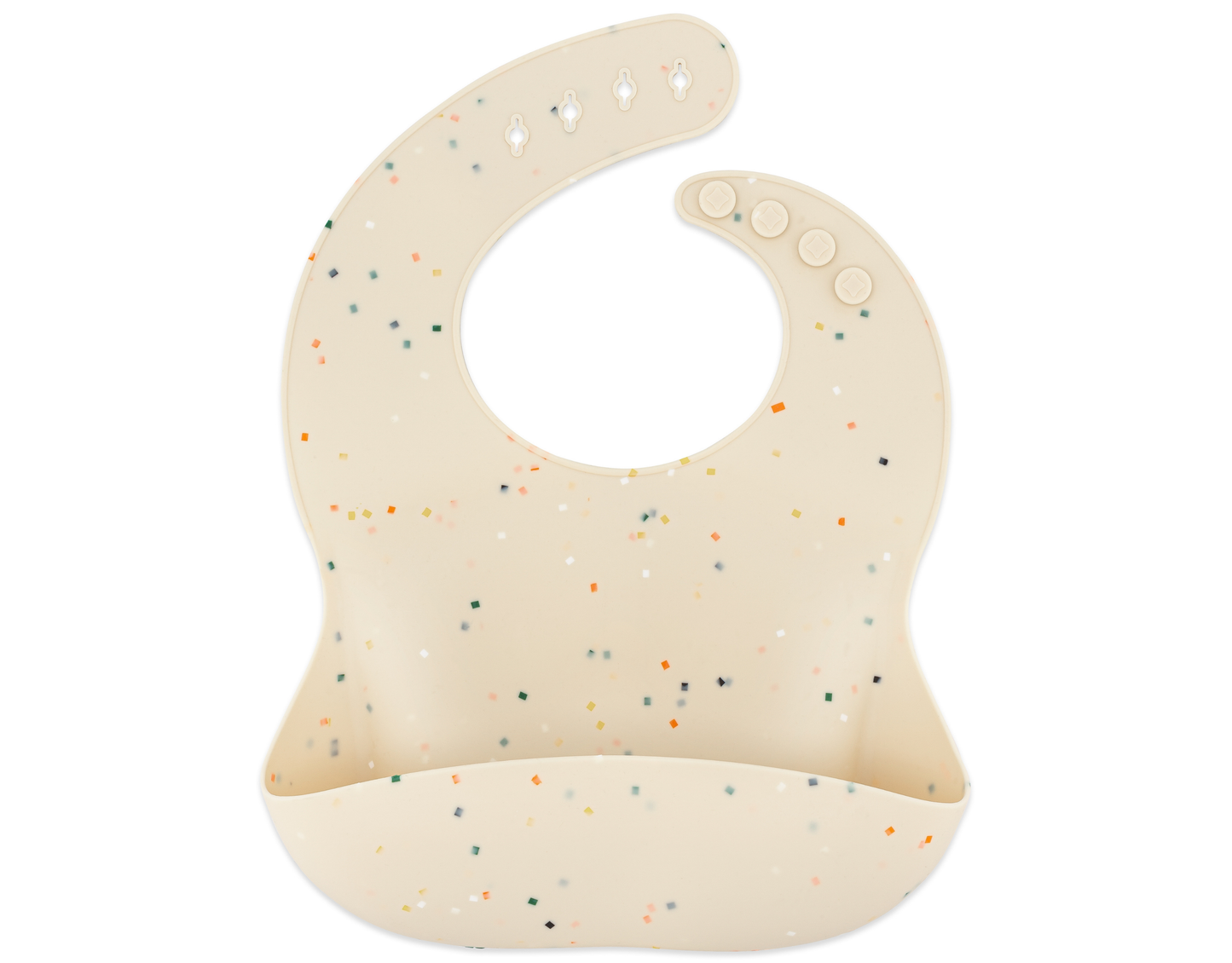 Silicone Bib | Coconut Confetti