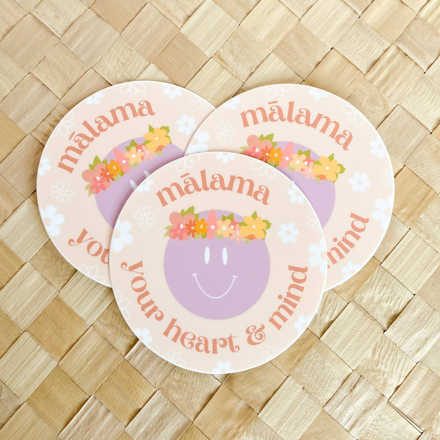 Mālama Your Heart & Mind - Sticker