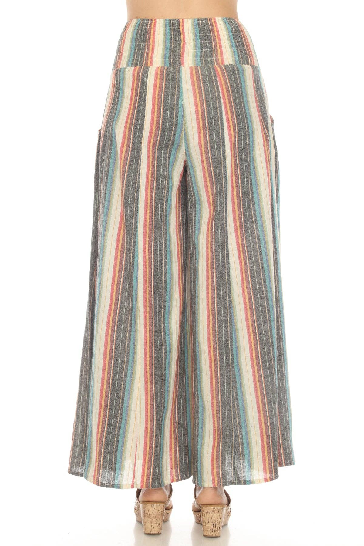 Striped Wide Leg Pants