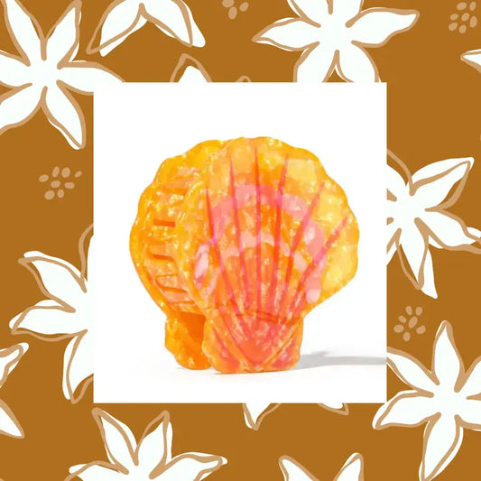 Sunrise Shell Claw Clip