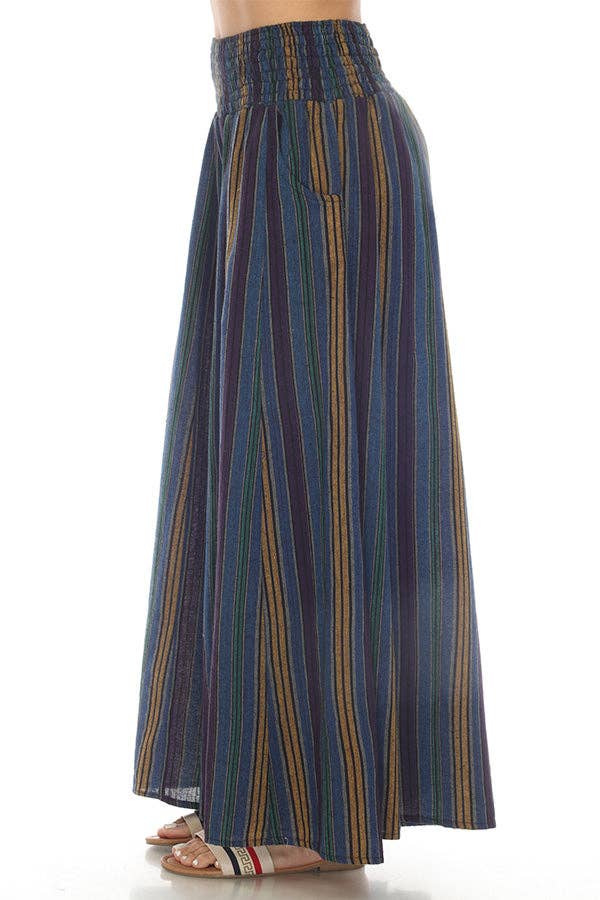 Striped Wide Leg Pants